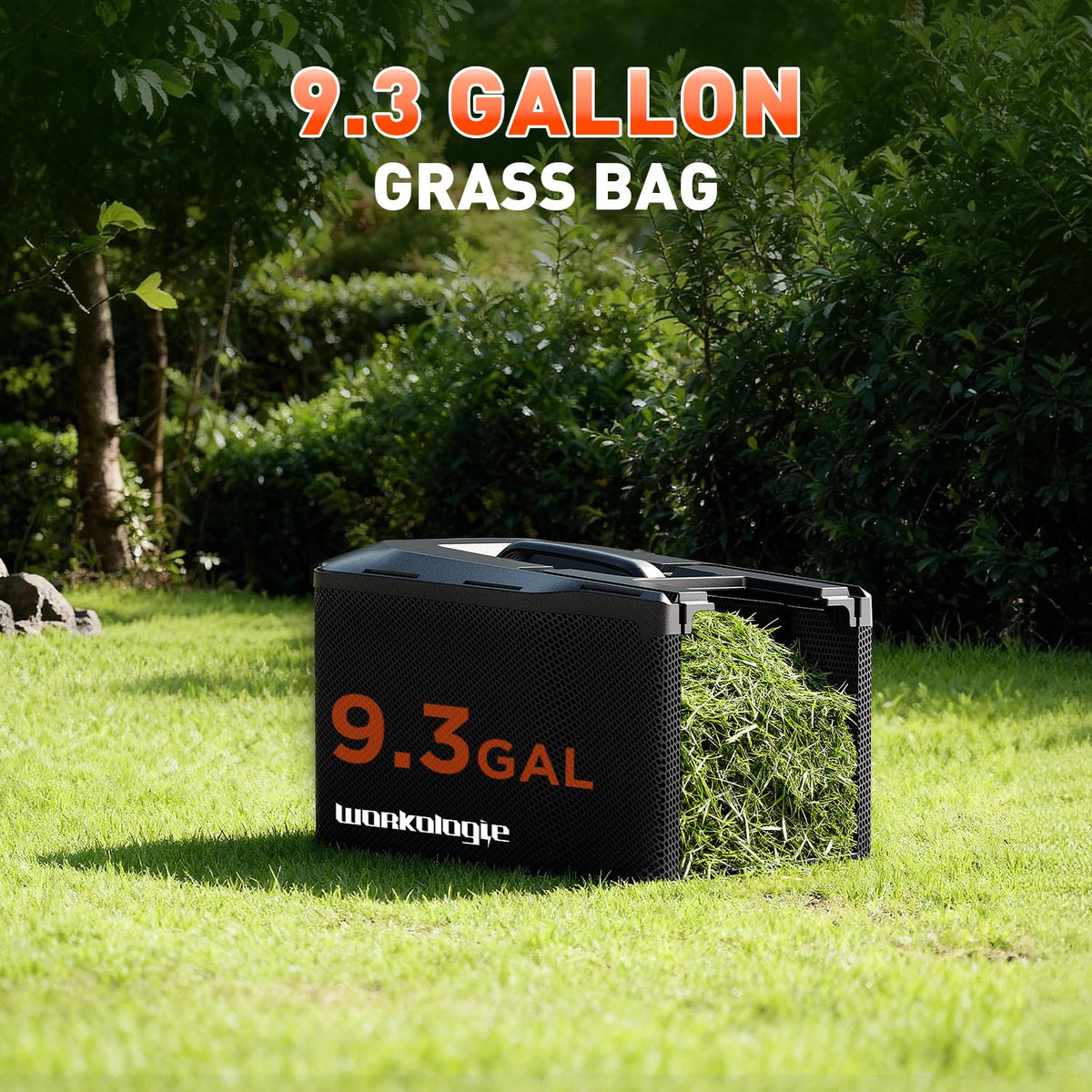 13 Inch Electric Lawn Mower, 2×20V Brushless Mower with 5-Position Height Adjustment, Cordless Push Lawn Mower, 2×5.0Ah Batteries &amp; Charger Included