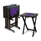 Kansas State University TV Trays with Stand