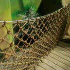 Children Protective Netting Balcony Safety Netting Multi-Functional Hand-Woven Rope Nets Children's Railing Protection Net Hemp Rope Climbing Net Toy Stairs Anti-Fall Net(12mm) Stairs Safety +++