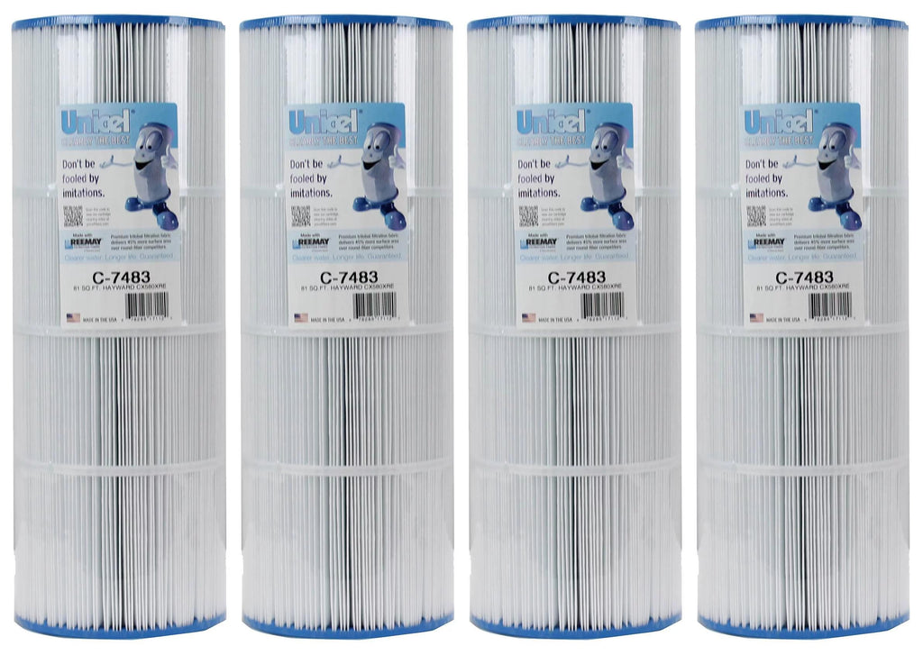 unicel c-7483 hayward swim clear spa replacement filter cartridge (4 pack)