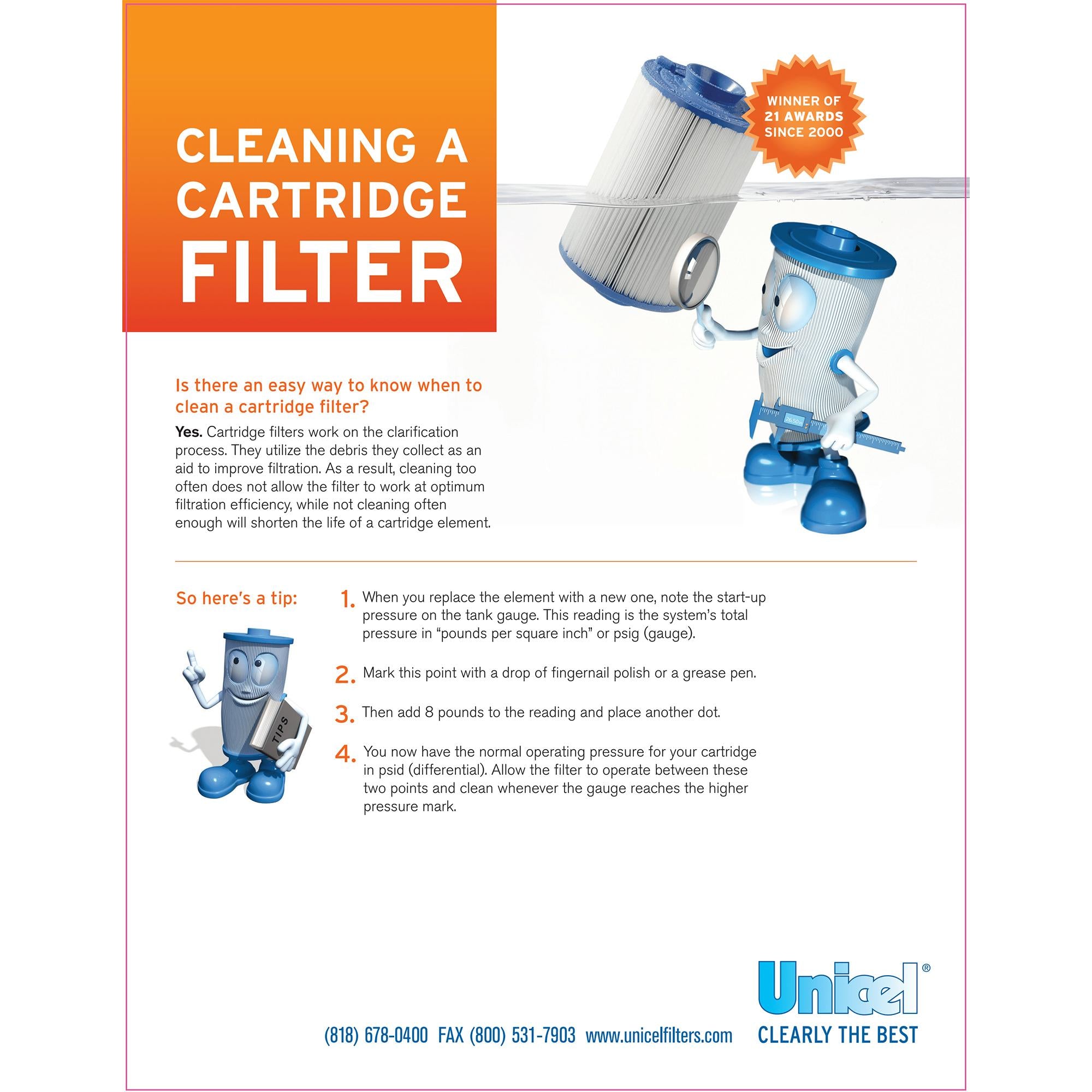 unicel c-7483 hayward swim clear spa replacement filter cartridge (4 pack)