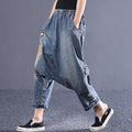 spring loose large casual trousers jeans