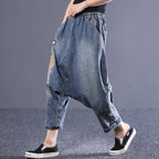 spring loose large casual trousers jeans