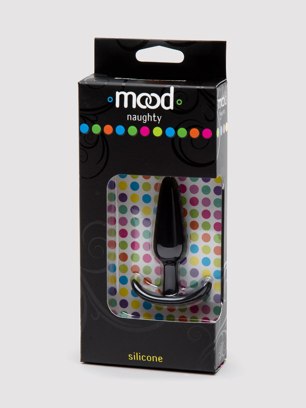 Doc Johnson Mood Naughty Small Silicone Butt Plug, Black
