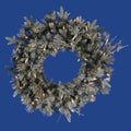 Vickerman Pre-lit Frosted Wistler Fir Artificial Christmas Wreath