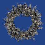 Vickerman Pre-lit Frosted Wistler Fir Artificial Christmas Wreath