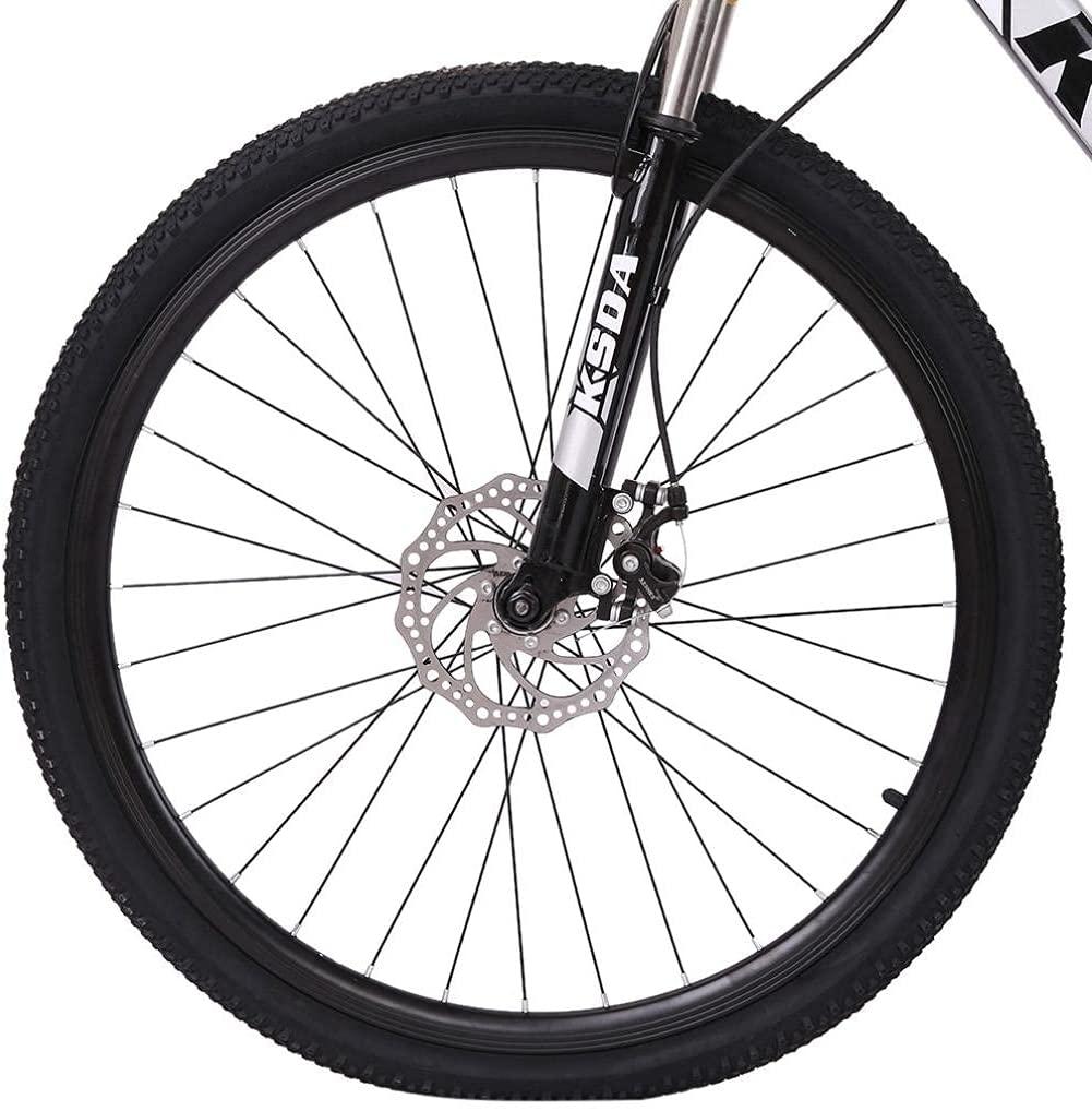26 Inch Mountain Bike 21 Speed Adult Bike for Men Women,Road Bikes with Front Suspension Dual Disc Brakes,Aluminum Frame,Anti-Slip Mountain Bicycle,US Stock