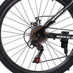 26 Inch Mountain Bike 21 Speed Adult Bike for Men Women,Road Bikes with Front Suspension Dual Disc Brakes,Aluminum Frame,Anti-Slip Mountain Bicycle,US Stock