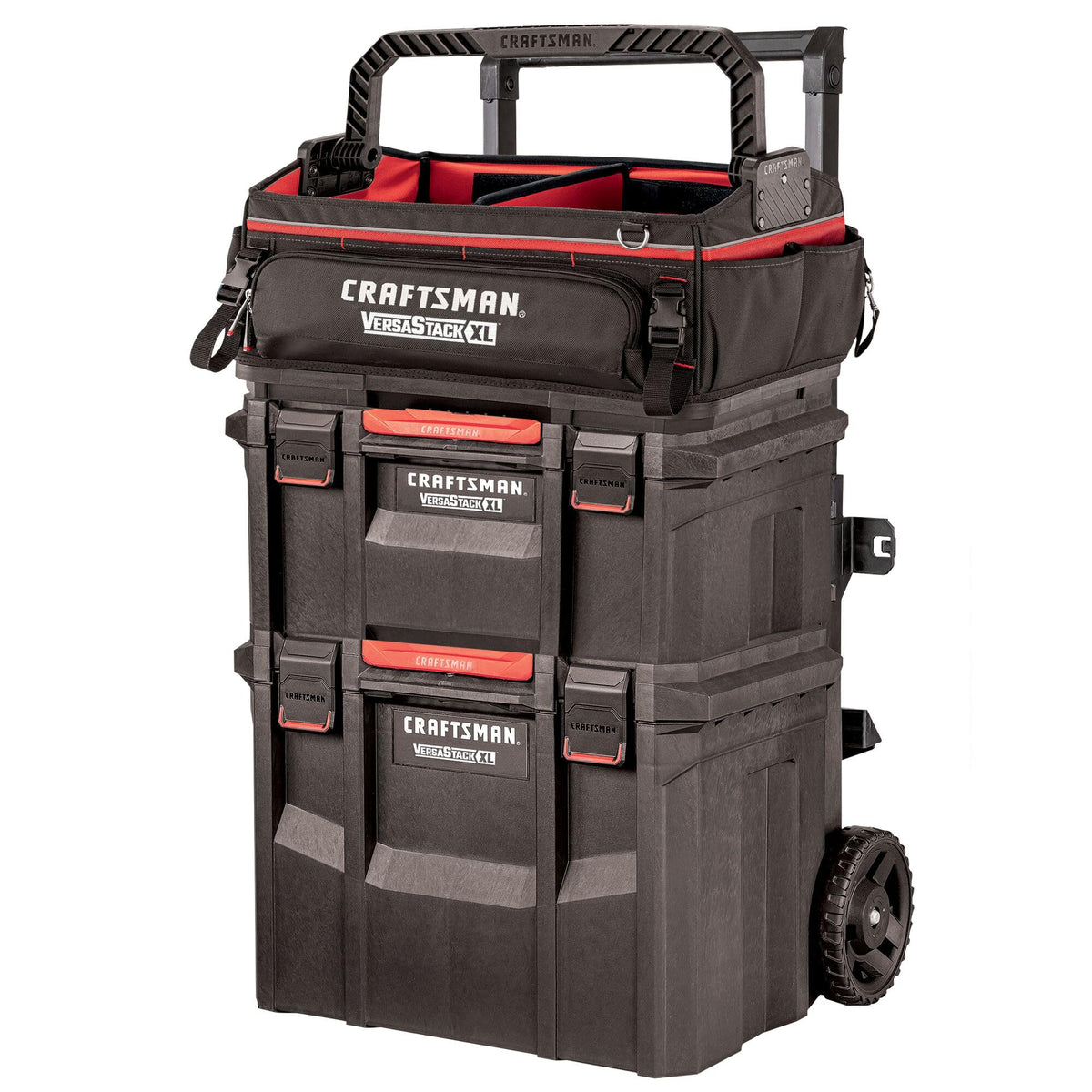 VERSASTACK XL Tool Box, Waterproof Indoor/Outdoor, Stackable Tool Storage, Lockable, 21 Inch (CMST21430)