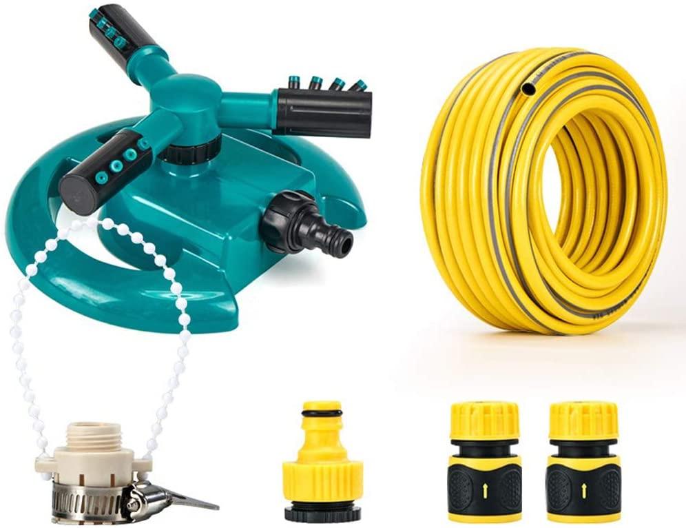 wangzi Lawn Sprinkler Sprinklers 360° Automatic Rotating Butterfly Sprinkler Sprinkler is Suitable for Humidification Garden Green Lawn 4 Points 6 Points Tube
