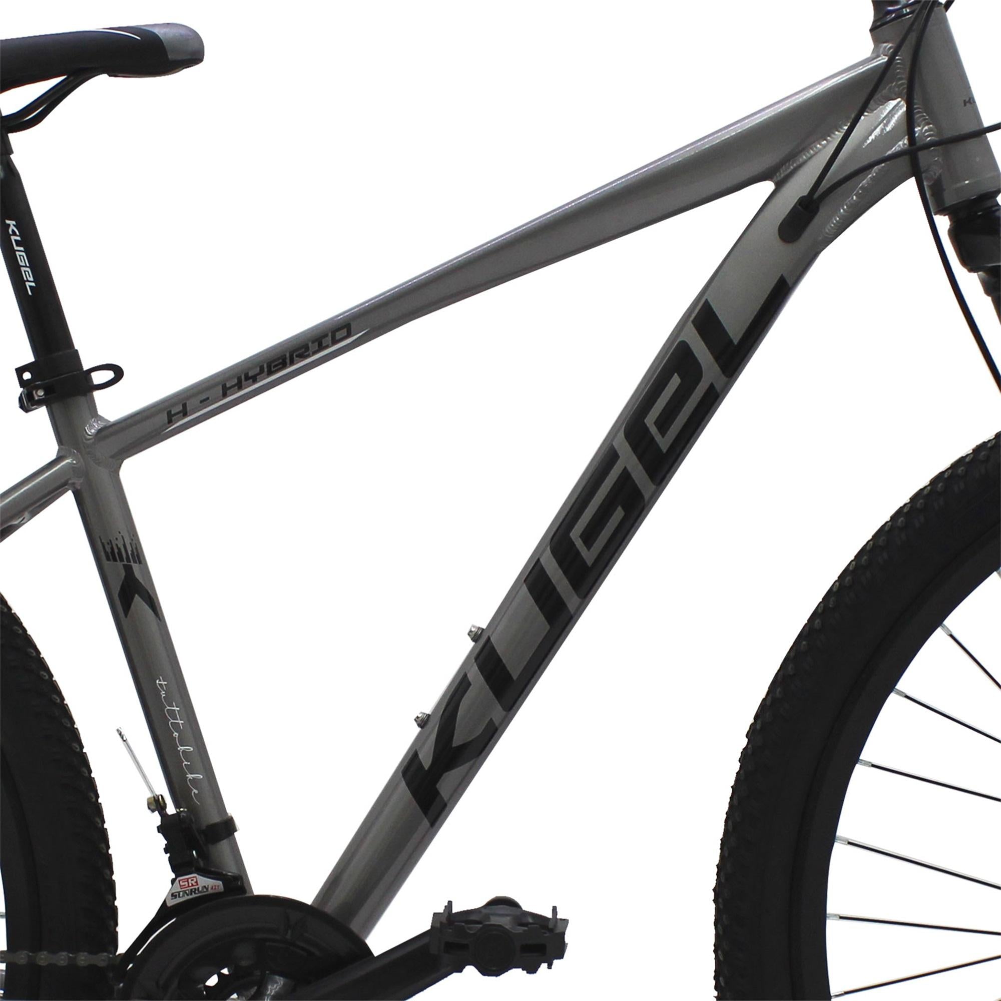 MERSARIPHY 29 Inch Aluminum Hybrid Mountain Bike, 21 Speeds Disk Brakes Bicycle