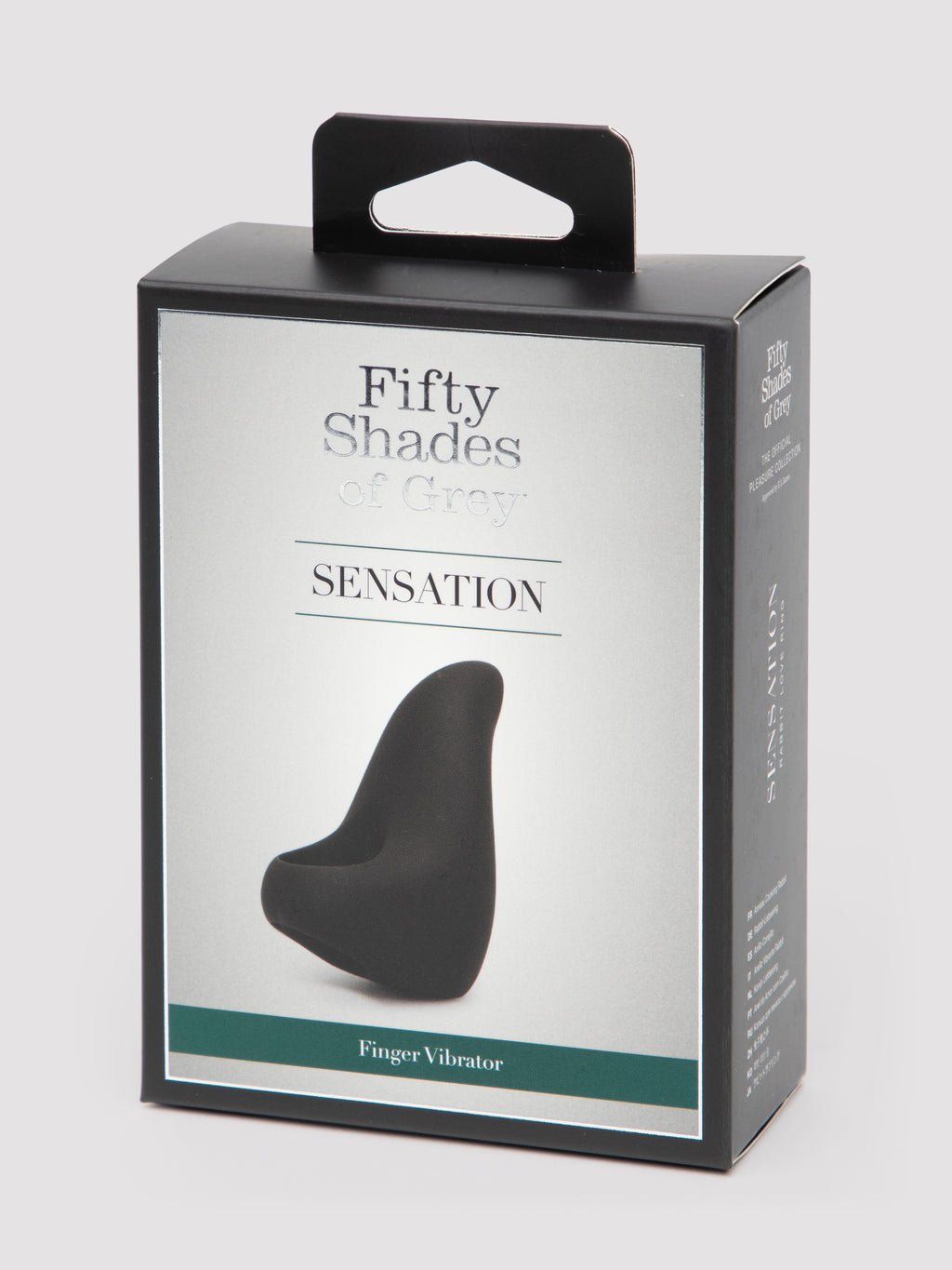 Fifty Shades of Grey Sensation Rechargeable Finger Vibrator, Black