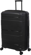 Momentous 30" Hardside Checked 8 Wheel Expandable Spinner, Black