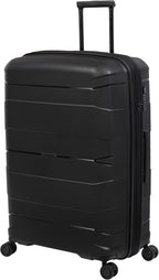 Momentous 30" Hardside Checked 8 Wheel Expandable Spinner, Black