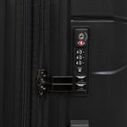 Momentous 30" Hardside Checked 8 Wheel Expandable Spinner, Black