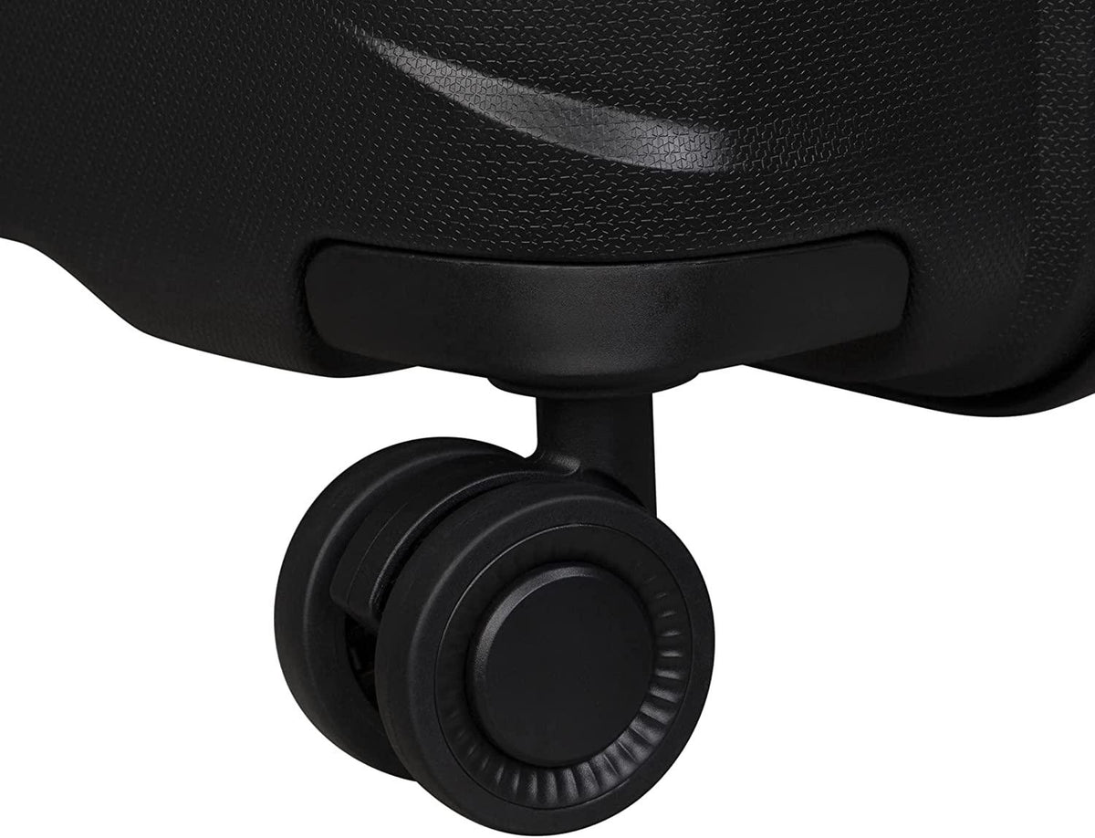 Momentous 30" Hardside Checked 8 Wheel Expandable Spinner, Black