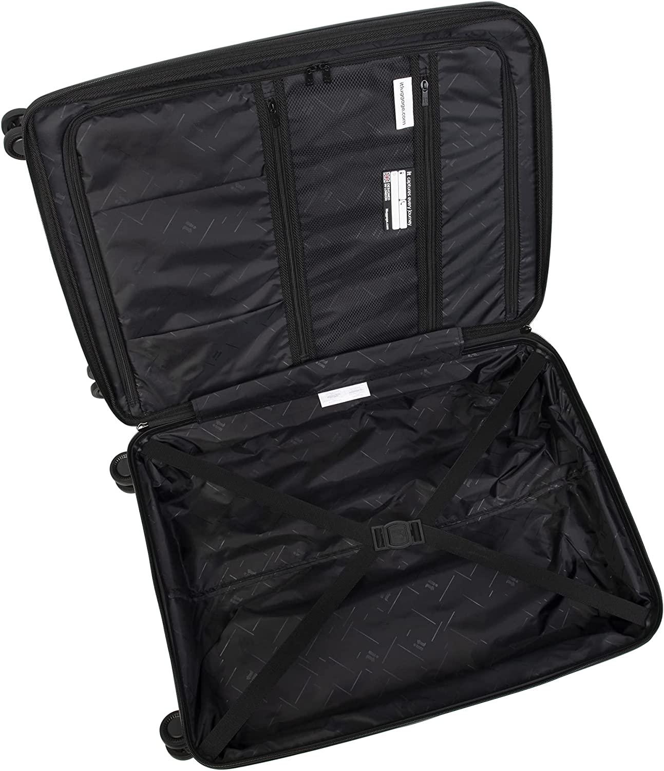 Momentous 25" Hardside Checked 8 Wheel Expandable Spinner, Tibet Lan