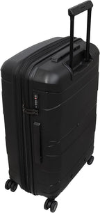 Momentous 30" Hardside Checked 8 Wheel Expandable Spinner, Black
