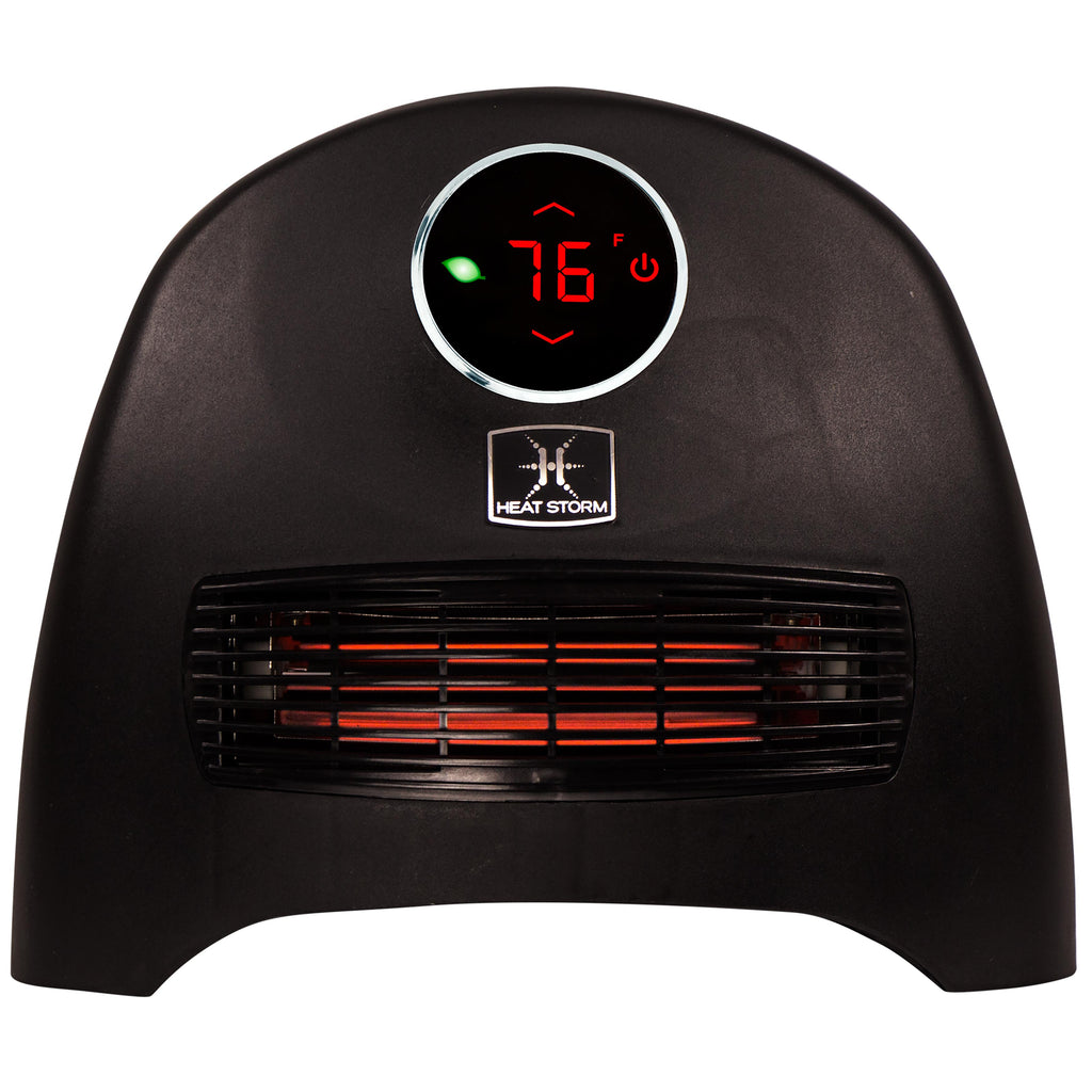 Heat Storm HS-1500-ISA Sahara Indoor Ultra Lightweight Portable Infrared Space Heater - 1500 Watts - Built in Thermostat &amp; Overheat Sensor - Remote Control