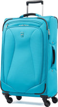 Ultra Lite Softside Expandable Spinner, Turquoise Blue, Checked Medium