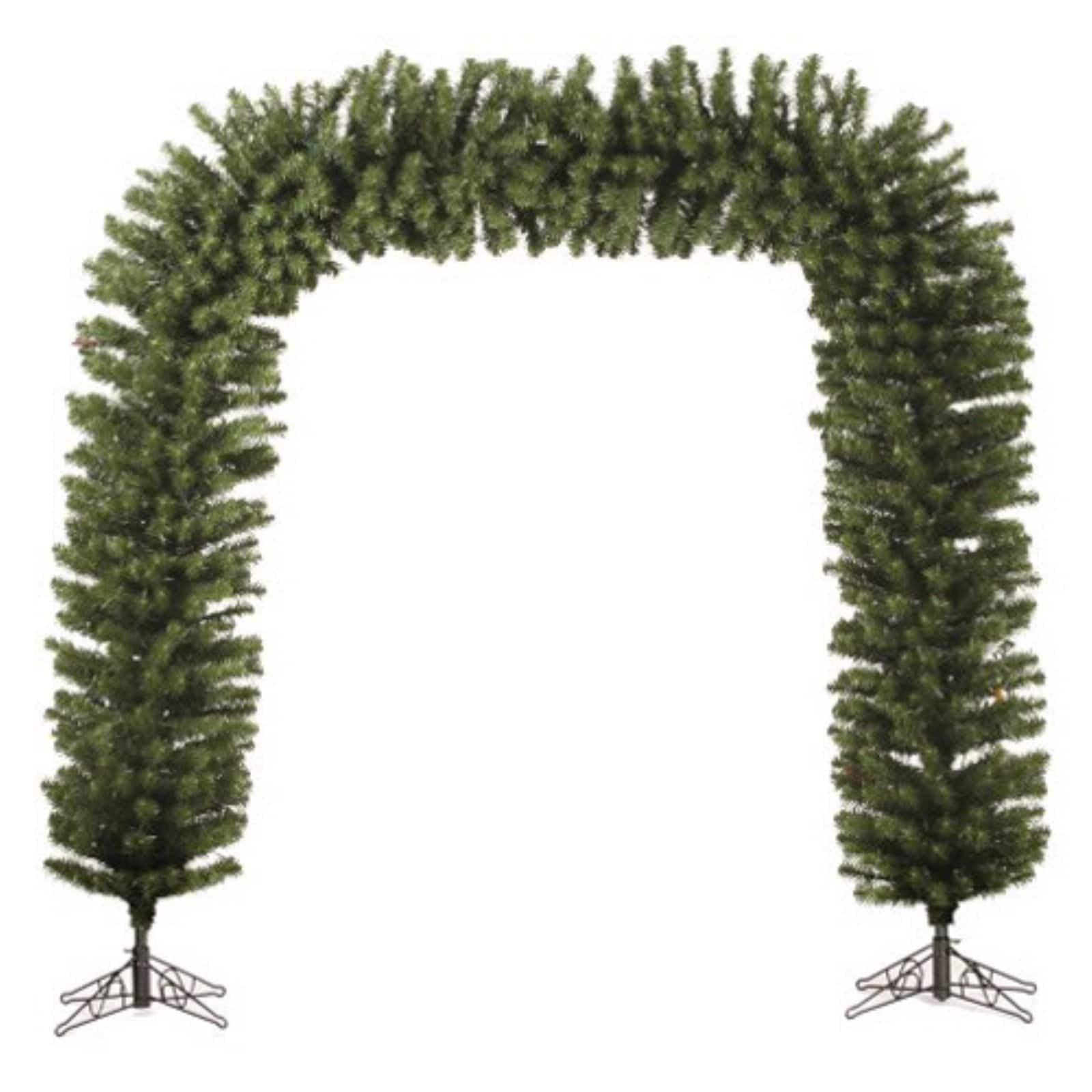 Northlight 9 ft. Prelit Artificial Pine Christmas Archway Decoration