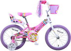 Girl's Flower Princess BMX Bike, Pink, 16-Inch