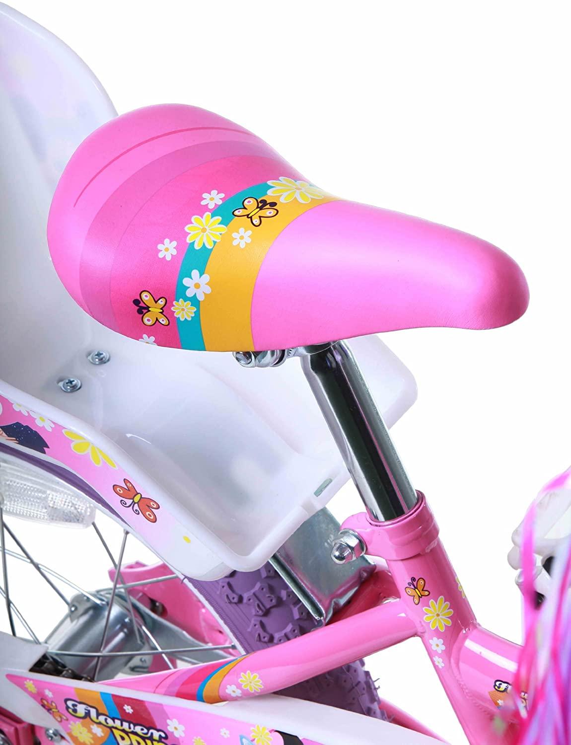 Girl's Flower Princess BMX Bike, Pink, 16-Inch