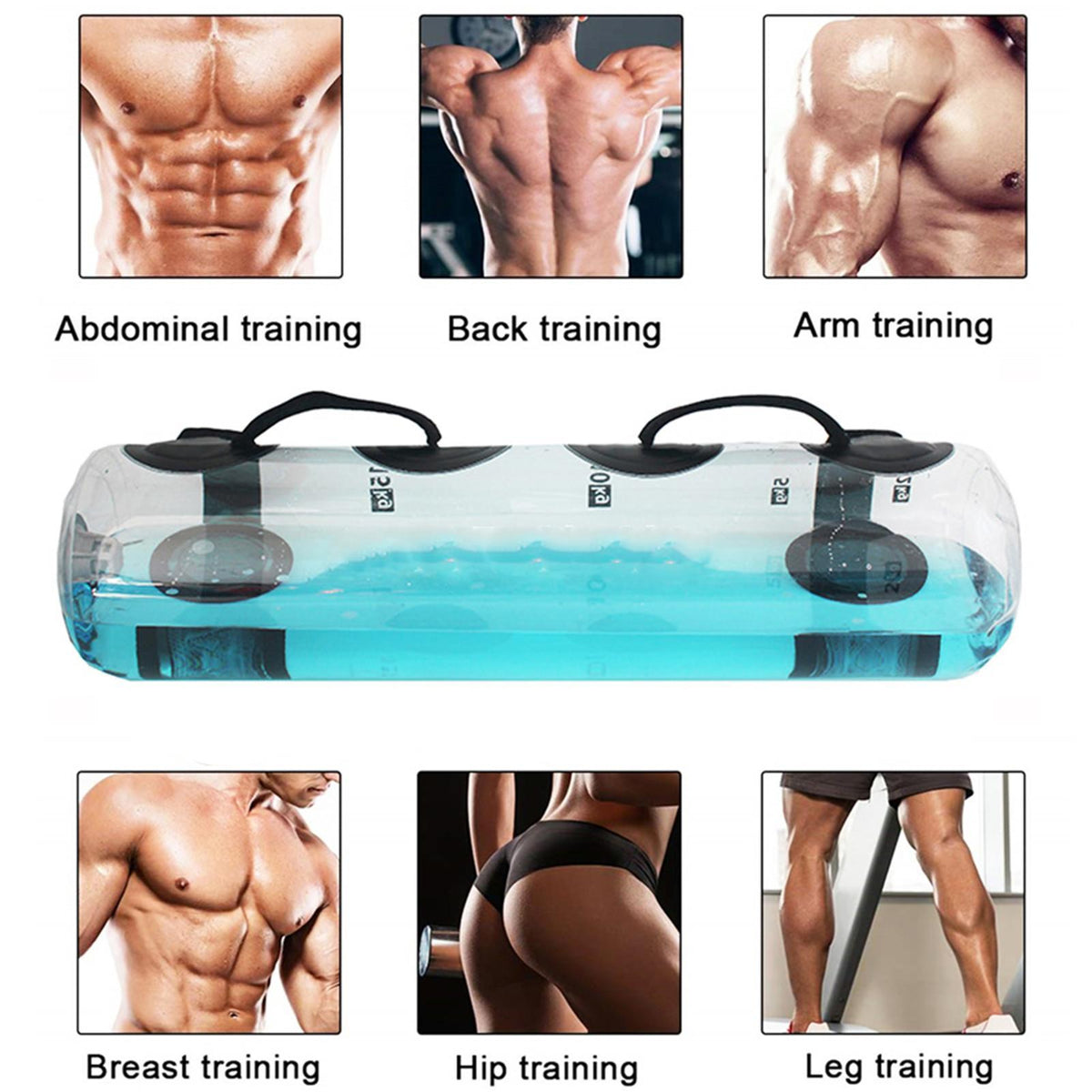 Lacyie Fitness Water Bag Portable Versatile Adjustable Aqua Bag n