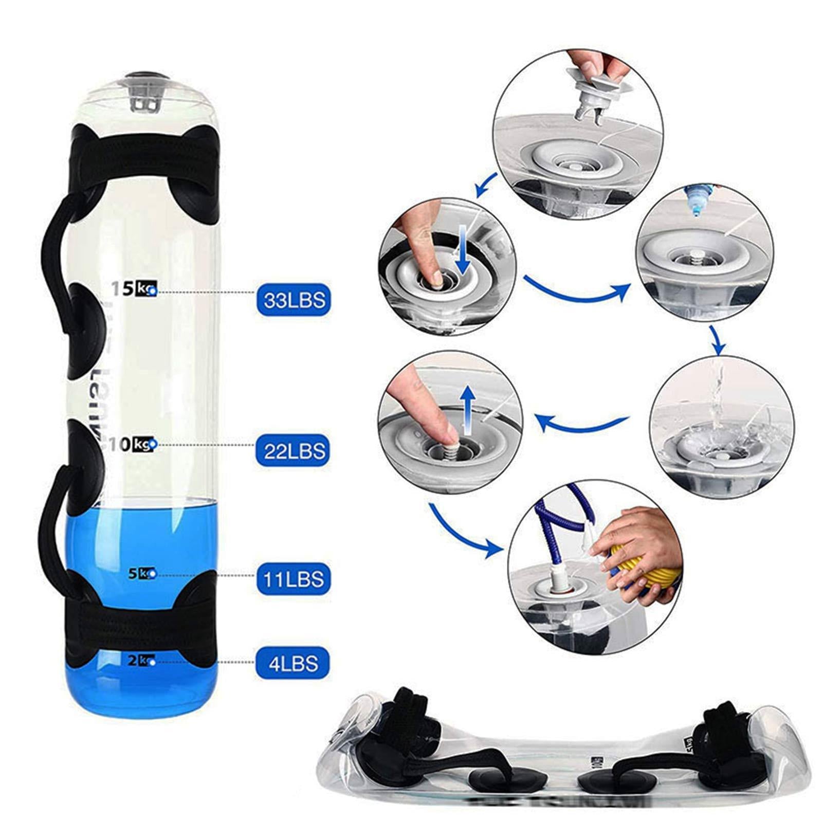 Lacyie Fitness Water Bag Portable Versatile Adjustable Aqua Bag n