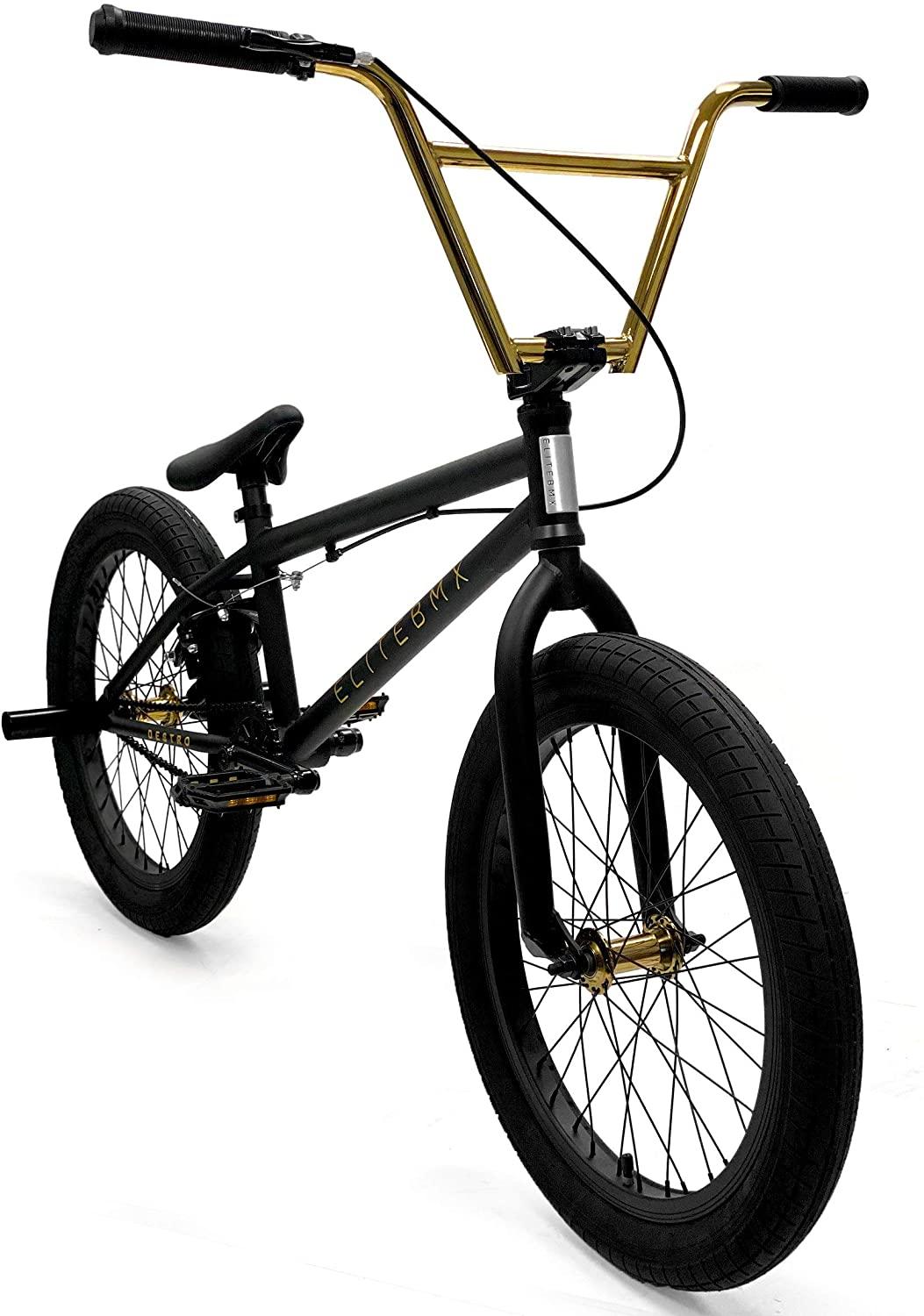 Elite BMX Bicycle 20" &amp; 18” Destro Model Freestyle Bike - 3 Piece Crank