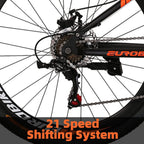 YH-G7 Folding Mountain Bike 27.5 Inches Wheels 21 Speed Full Suspension Dual Disc Brakes Foldable Frame Bicycle for Men