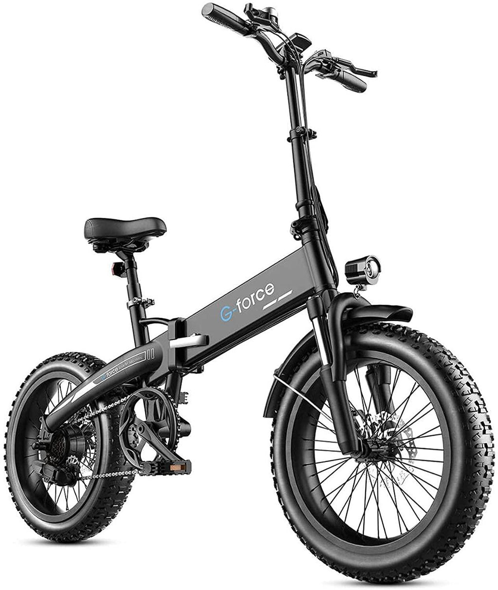 Folding Electric Bike for Adults 48V 500W 20" 4.0 Fat Tire E Bike 28Mph  7 Speed Beach Mountain Bike LCD Display 10.4Ah Lithium Battery