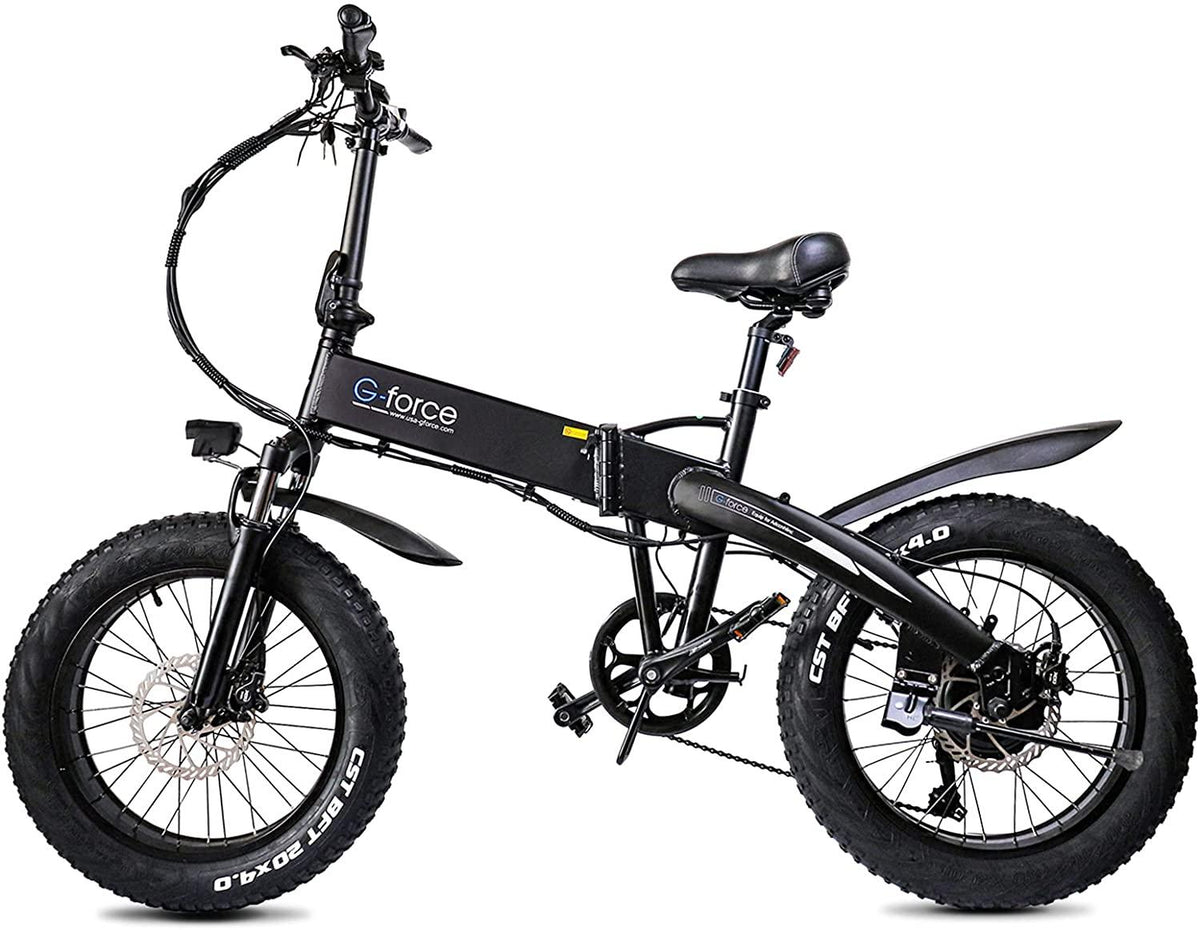 Folding Electric Bike for Adults 48V 500W 20" 4.0 Fat Tire E Bike 28Mph  7 Speed Beach Mountain Bike LCD Display 10.4Ah Lithium Battery