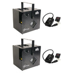 Chauvet Hurricane Haze 2D Smoke/Fog Machine (2 Pack) &amp; Wireless Remote (2 Pack)