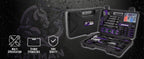152-Piece Household Tool Set, Purple Hand Kit With StoraCase Box | Complete tool assortment for home repairs, office fixes, dorm needs, furniture setup, crafting, and everyday household fixes.