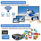 8500lms 5g wifi projector 4k native 1080p home theater movie meeting tv airplay