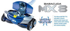 zodiac baracuda mx8 pool inground suction side swimming pool cleaner vacuum