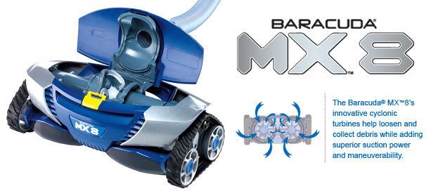 zodiac baracuda mx8 pool inground suction side swimming pool cleaner vacuum