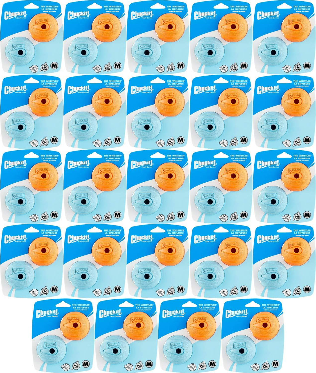 Chuckit! Whistler Ball Dog Toy, Medium, 2 Count, 24 Pack
