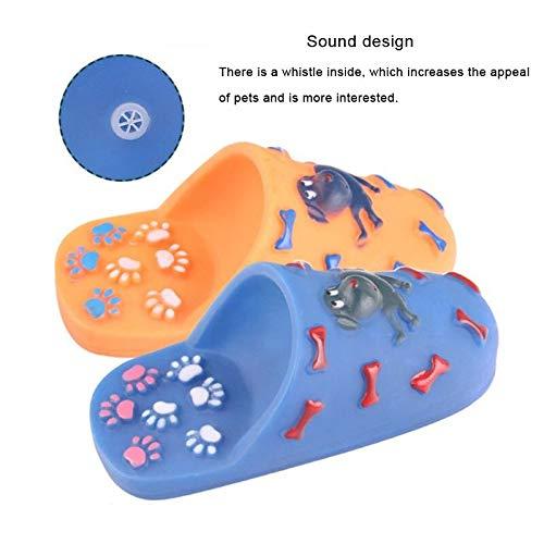 Cobaka 15pcs Dog Toys Durable Squeaky Shoes-Shaped Silicone Toy For Pet Dog Cats Dental Chewing Biting For Puppy Dogs Interactive Toy (Green 1pc - M)