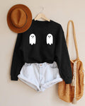 halloween long sleeve graphic print sweatshirt