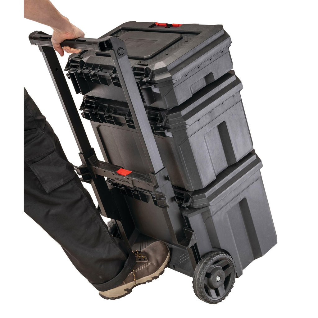 VERSASTACK XL Tool Box with Wheels, Waterproof, Stackable System, Portable Rolling Storafor Indoor/Outdoor Use, 22.5 Inch (CMST21445)