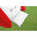 intex kool splash inflatable pool slide play center with sprayer, red (2 pack)