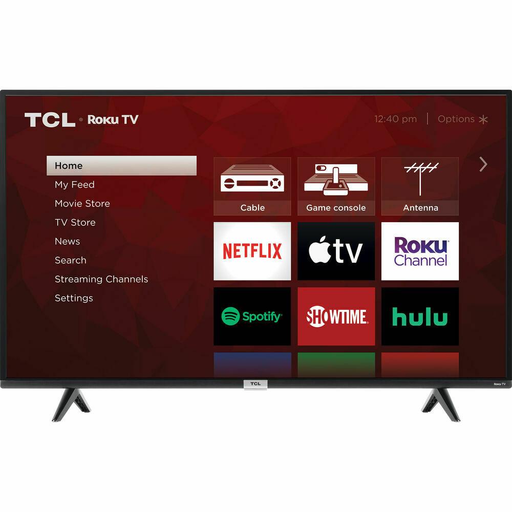 tcl 43" 4-series 4k uhd hdr led smart roku tv | 3 hdmi | 43s435
