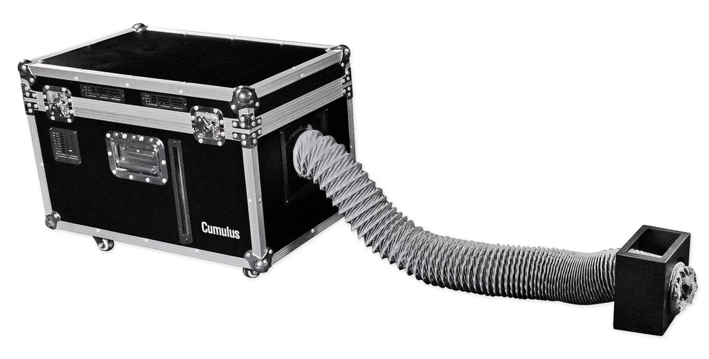 Chauvet DJ CUMULUS Commercial Fog Machine Fogger+Case+(3) White Wireless Lights