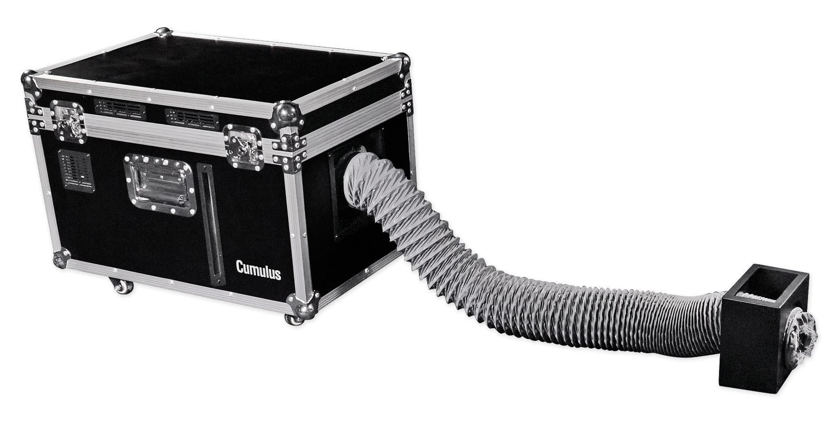 Chauvet DJ CUMULUS Commercial Fog Machine Fogger+Case+(3) White Wireless Lights