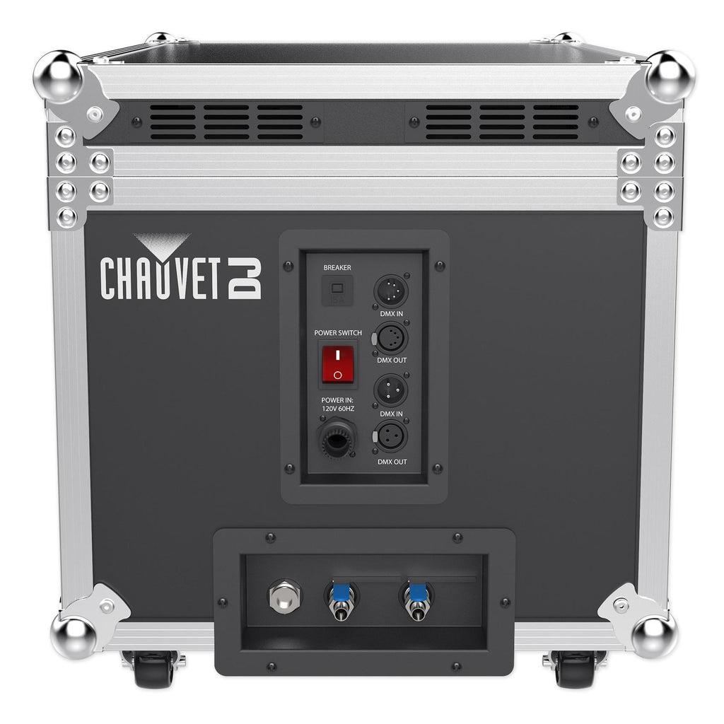 Chauvet DJ CUMULUS Commercial Fog Machine Fogger+Case+(3) White Wireless Lights