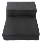 DHINGM Pet Step Ladder, Sponge, No Collapse, Removable, Moisture Absorption, Non-Stick, Multi-Purpose, Environmentally Friendly, Durable Black