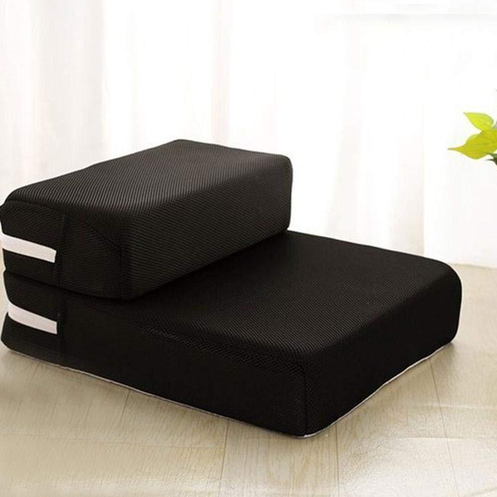 DHINGM Pet Step Ladder, Sponge, No Collapse, Removable, Moisture Absorption, Non-Stick, Multi-Purpose, Environmentally Friendly, Durable Black