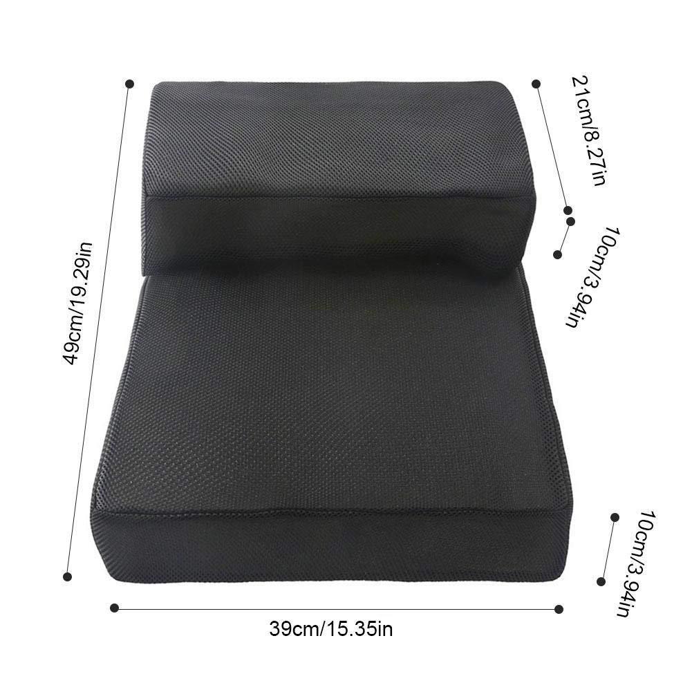 DHINGM Pet Step Ladder, Sponge, No Collapse, Removable, Moisture Absorption, Non-Stick, Multi-Purpose, Environmentally Friendly, Durable Black